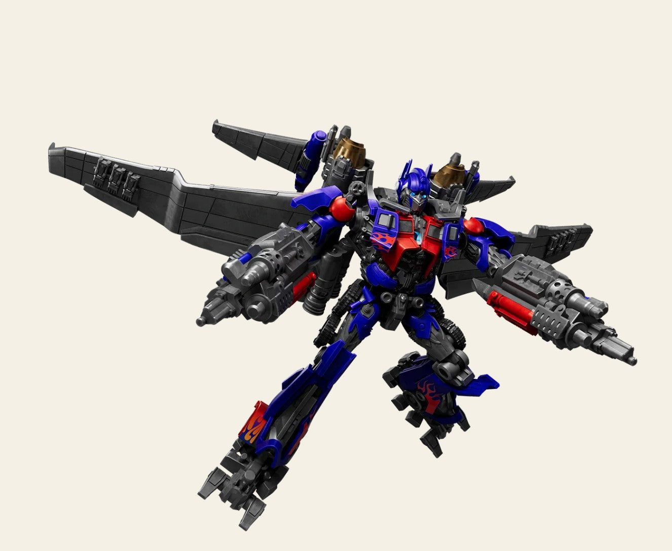 Blokees Figures Transformers 71187 Classic Class 21 DOTM Optimus Prime Jet Wing (Model Kit-Luminous Eyes)