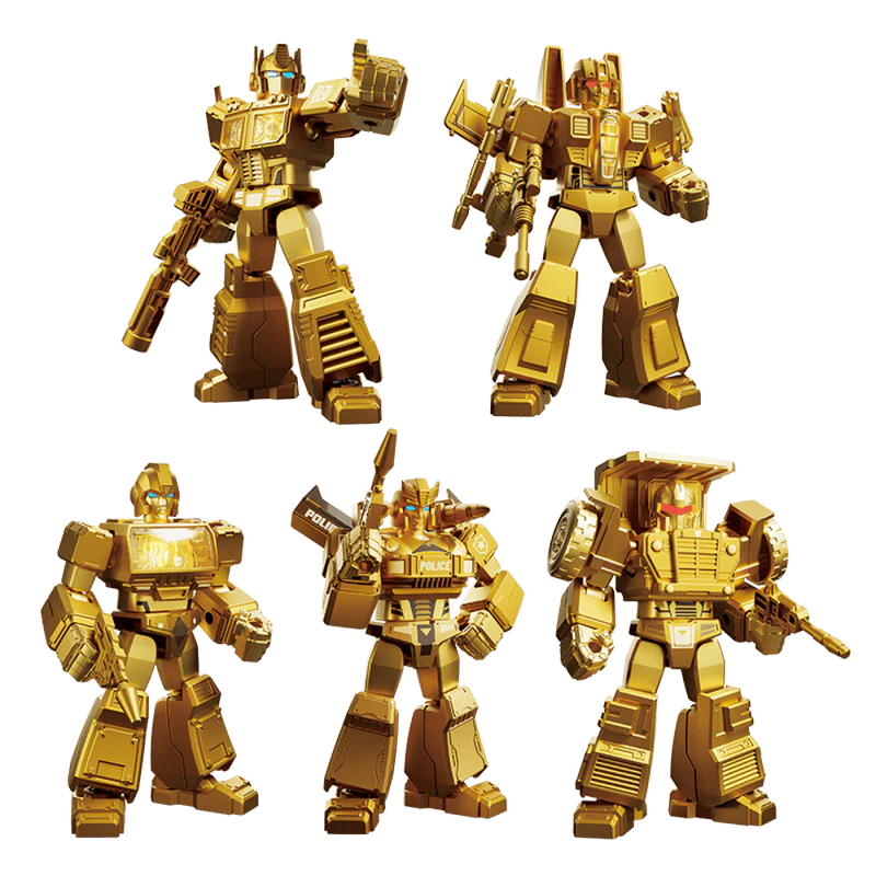 Blokees Figures - Transformers (Limited Model Kit) 71191-Transformers XV01 The Golden Lagoon 01 (Luminous Eyes)