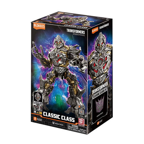 Blokees Figures - Transformers (Model Kit) 71158 - Classic Class(CC) 10-Movie 1 Movie 1 Megatron （Luminous Eyes）