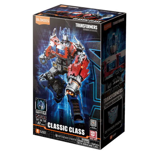 Blokees Figures - Transformers (Model Kit) 71141 - Classic Class(CC) 01 - Optimus Prime  （Luminous Eyes）