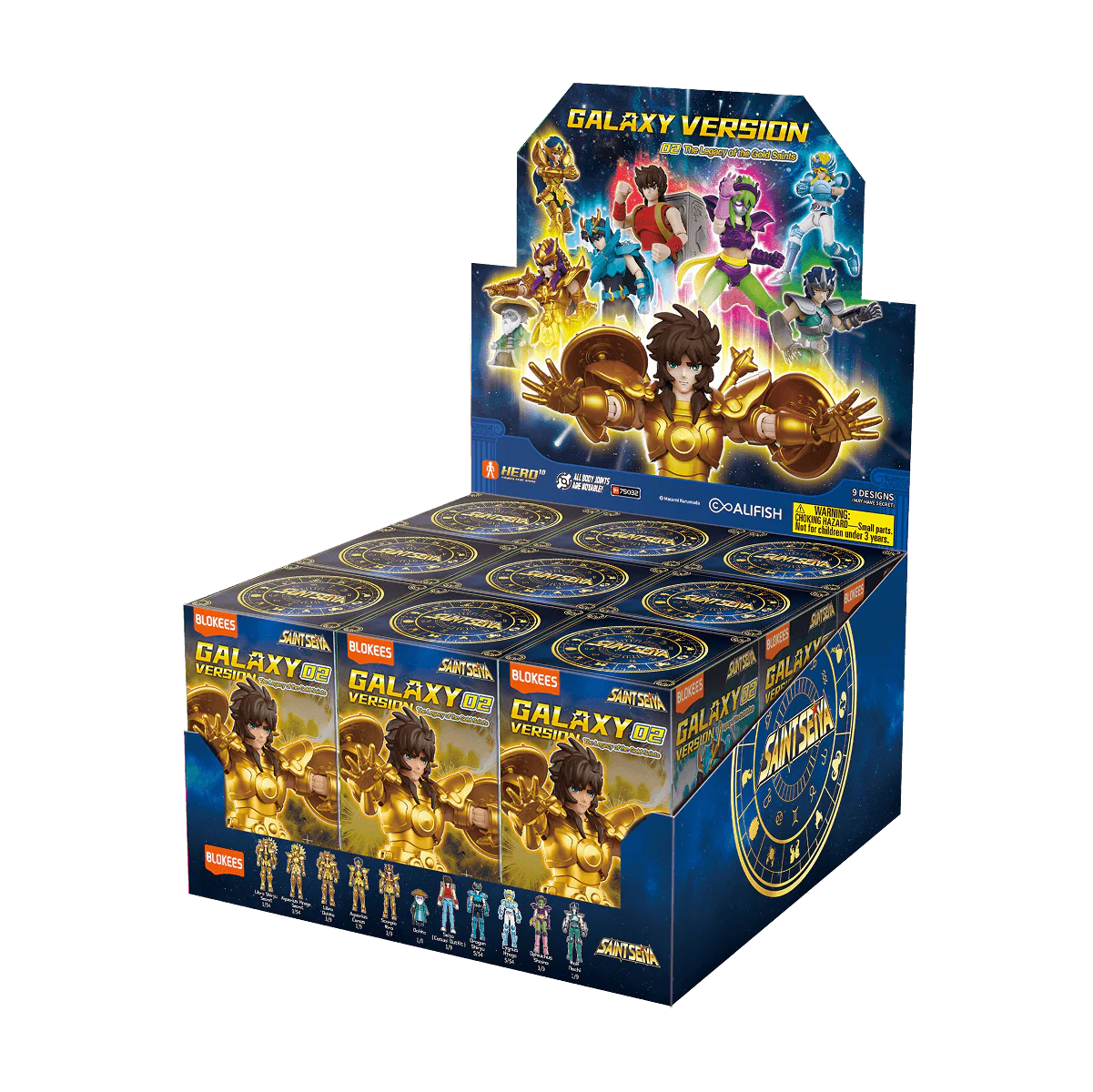 Blokees Figures Saint Seiya Galaxy Version 02 The Legacy of the Gold Saints