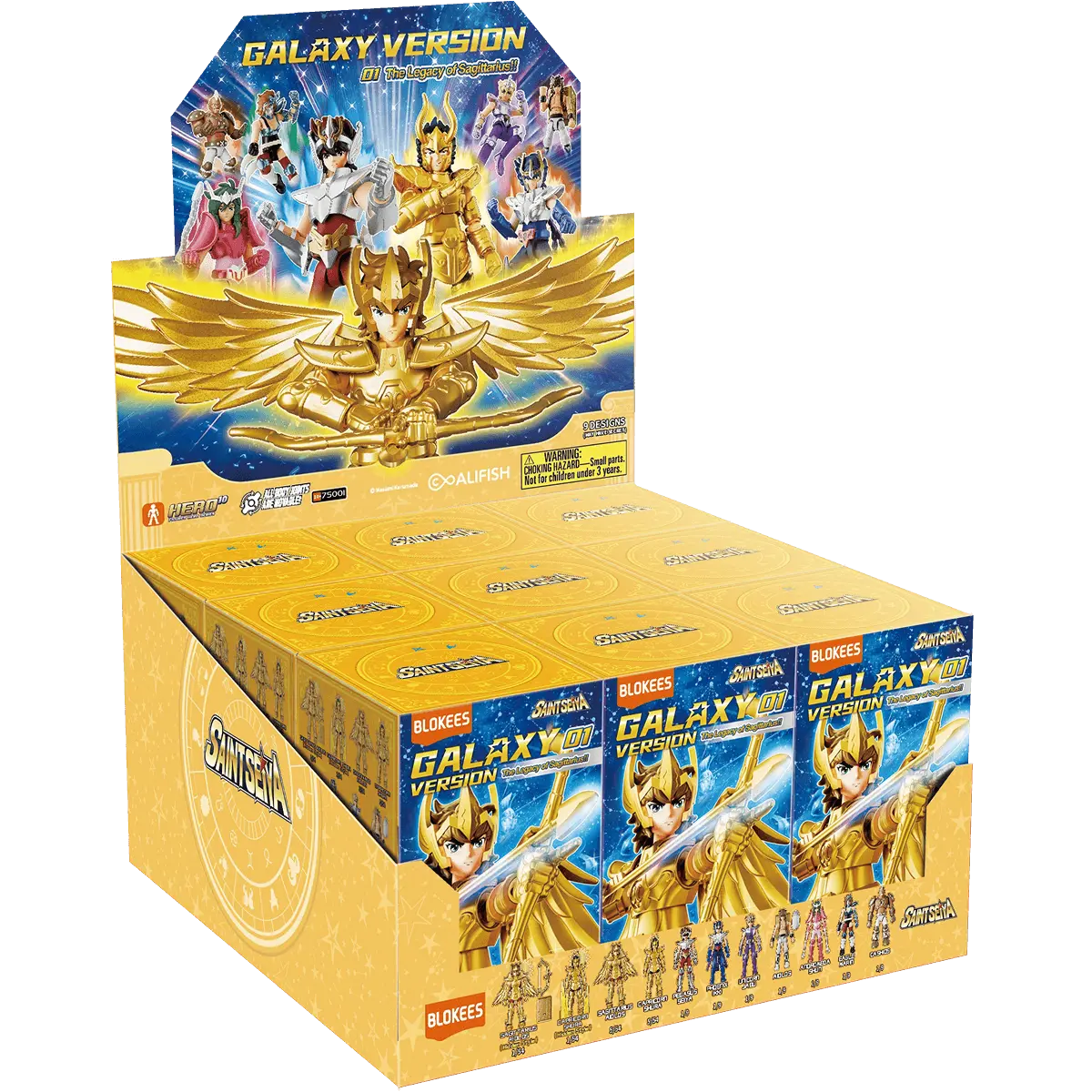 Blokees Figures Saint Seiya Galaxy Version 01 The Legacy of Sagittarius!!