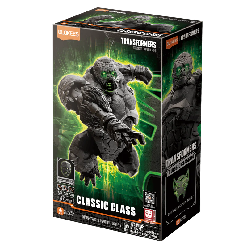 Blokees Figures - Transformers (Model Kit)  71144 - Classic Class(CC) 04 - Optimus Primal Beast  （Luminous Eyes）