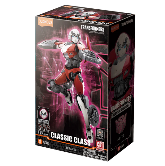Blokees Figures - Transformers (Model Kit)  71152 - Classic Class(CC) 07 -  Arcee(10cm) （Luminous Eyes）