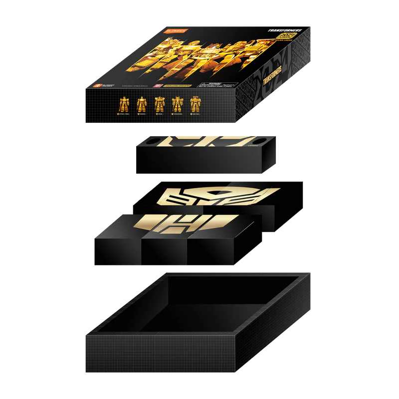 Blokees Figures -  Transformers  (Limited Model Kit)  71191-Transformers XV01 The Golden Lagoon 01 （Luminous Eyes）