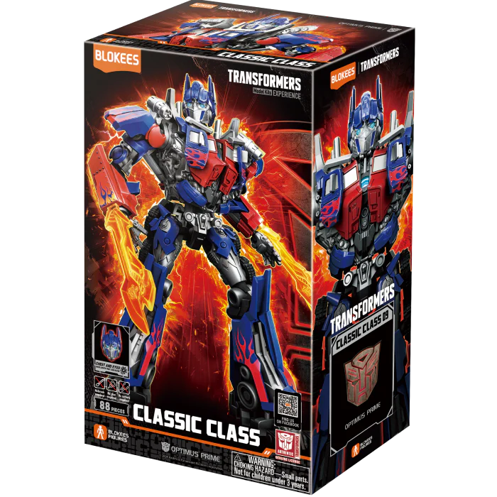 Blokees Figures - Transformers (Model Kit) 71157 - Classic Class(CC) 09-Movie 1 Optimus Prime （Luminous Eyes）