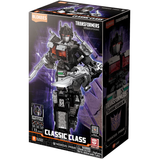 Blokees Figures - Transformers (Model Kit) 71155 - Classic Class(CC) 08 -Nemesis Prim （Luminous Eyes）