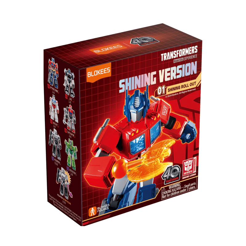Blokees Figures - Transformers  （Luminous Eyes & Chest） 71121 - Shining Version(SV) 01- Shining attack
