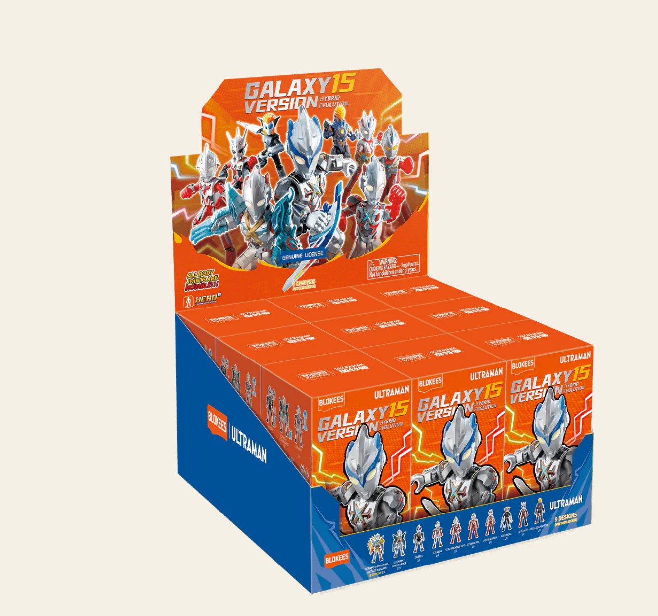 Blokees Figures Ultraman 73115 Galaxy Version 15 Hybrid Evolution