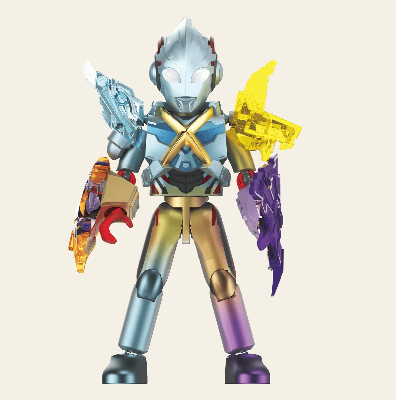 Blokees Figures Ultraman 73115 Galaxy Version 15 Hybrid Evolution