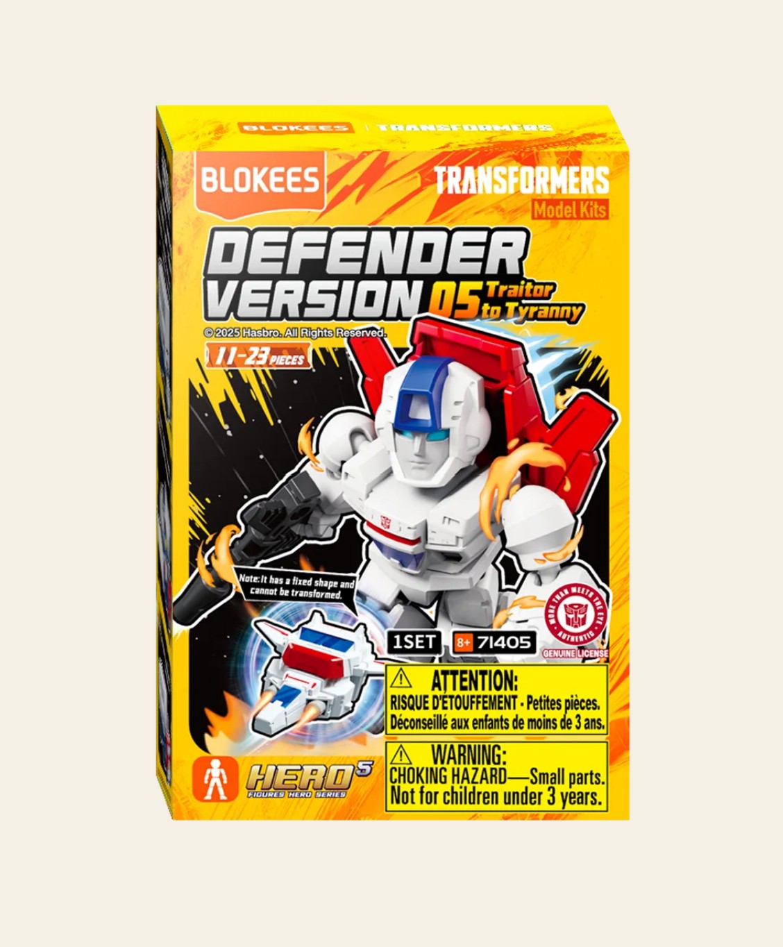 Blokees Transformers Defender Version 05 Traitor to Tyranny
