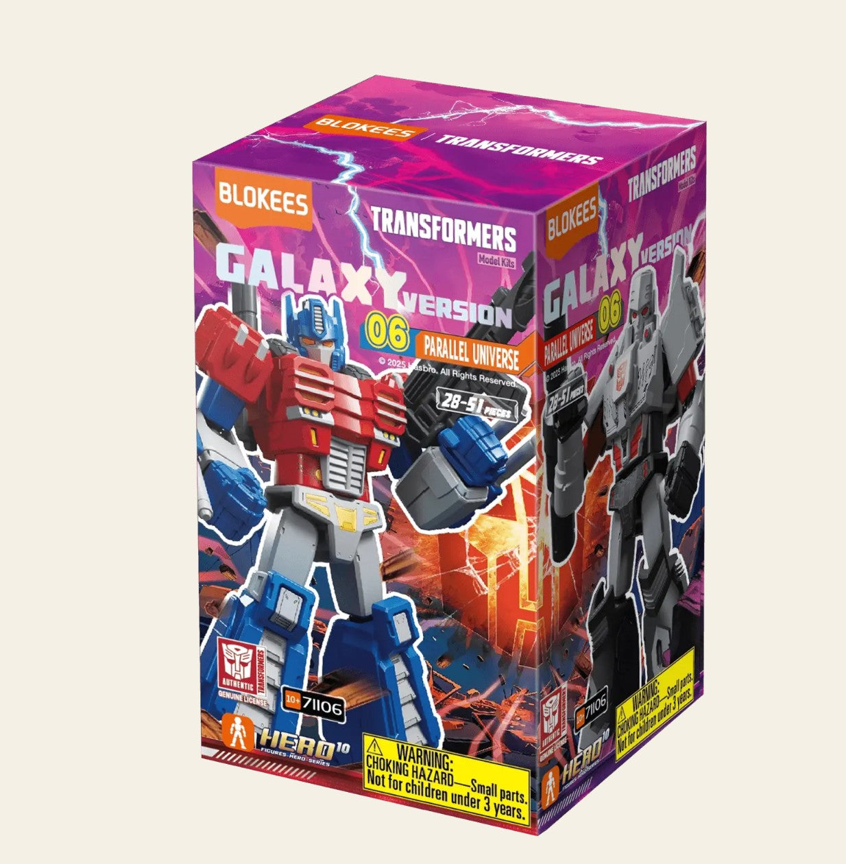 Blokees Figures Transformers 71106 Galaxy Version 06 Parallel Univers