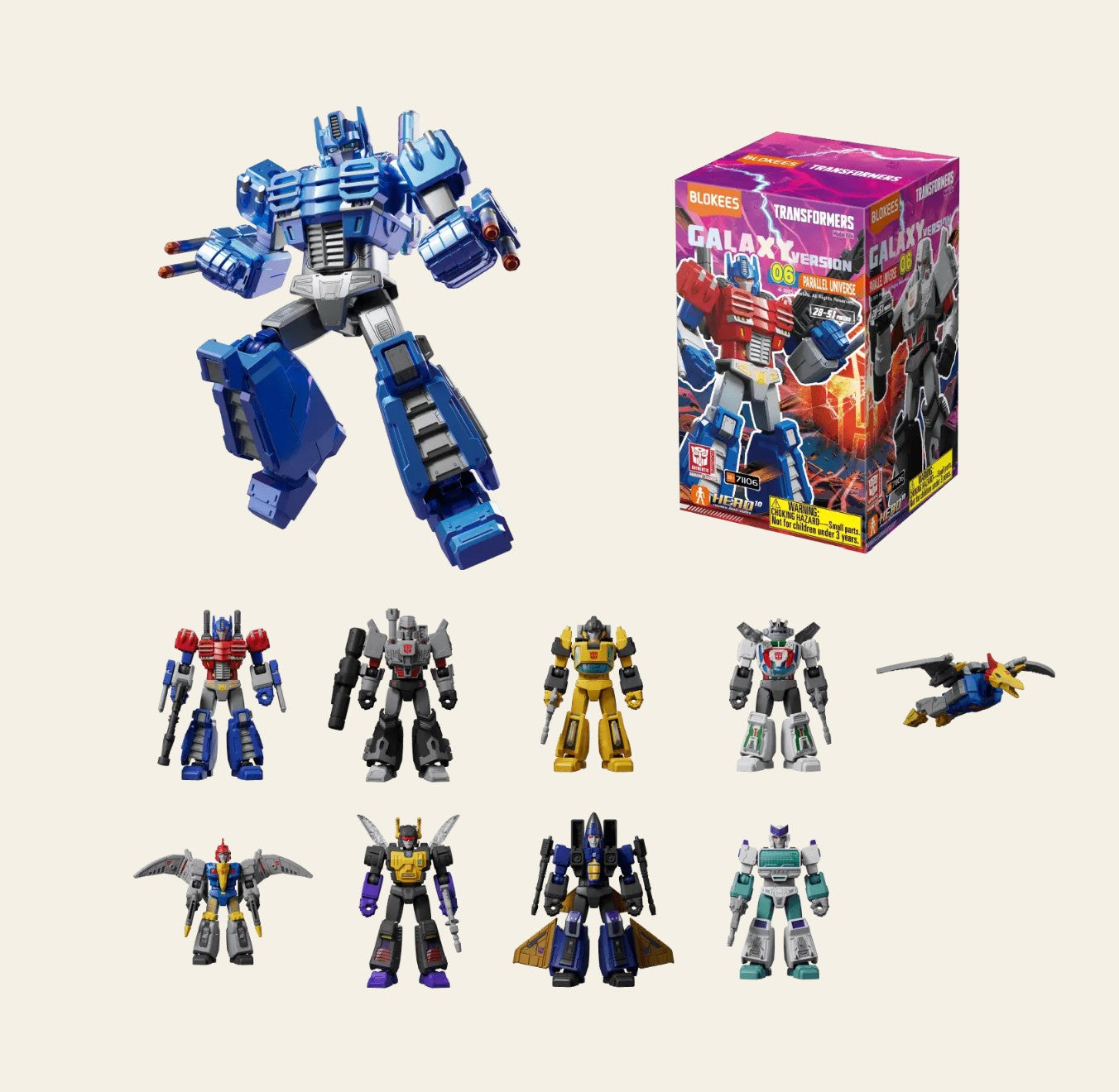 Blokees Figures Transformers 71106 Galaxy Version 06 Parallel Univers