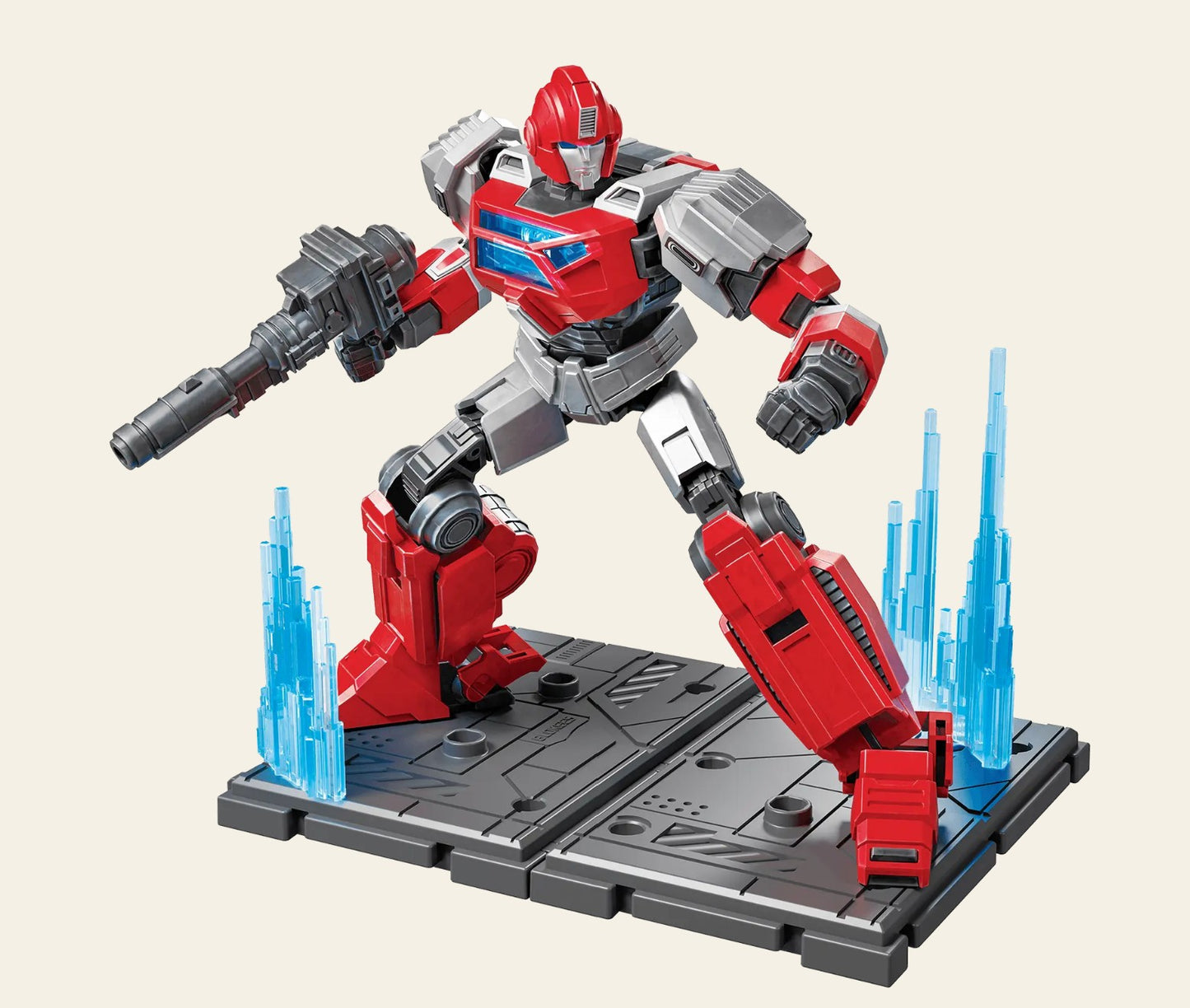 Blokees Figures Transformers 71185 Classic Class 19 ONE Ironhide Model Kit-Luminous Eyes
